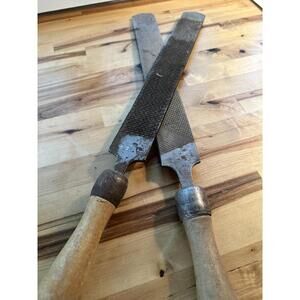 Save Edge Farrier Hoof Rasp 12" USA & Finland Made Wood Handle Horse Rasp VTG